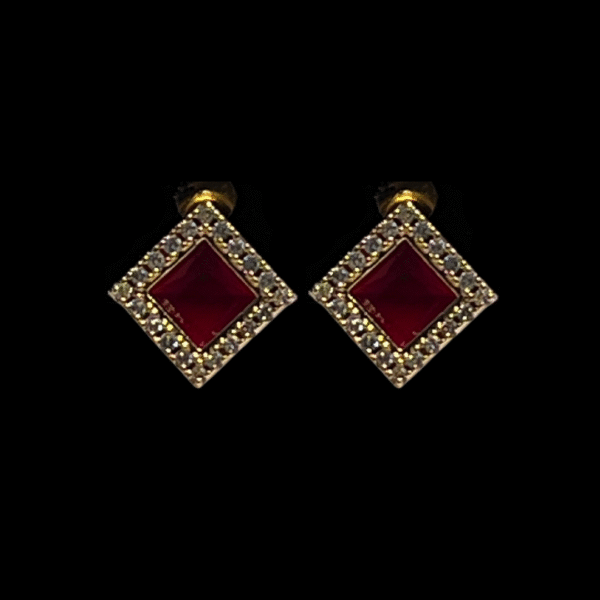 Ruby Radiance Square Tops