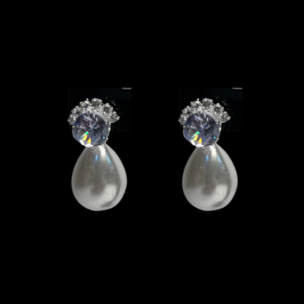 Crystal & Pearl Drop Earrings – Timeless Elegance and Modern Grace